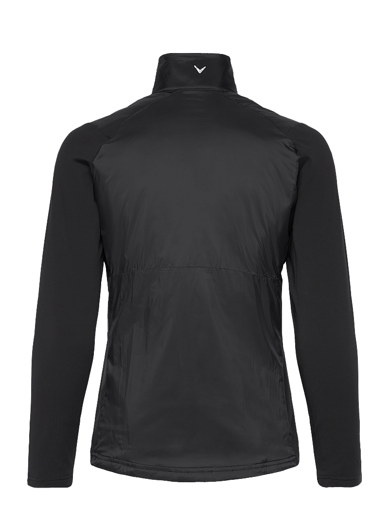 Callaway - LIGHTLY INSULATED MIXED MEDIA 1/4 ZIP - fleece & midlayer - caviar - 1
