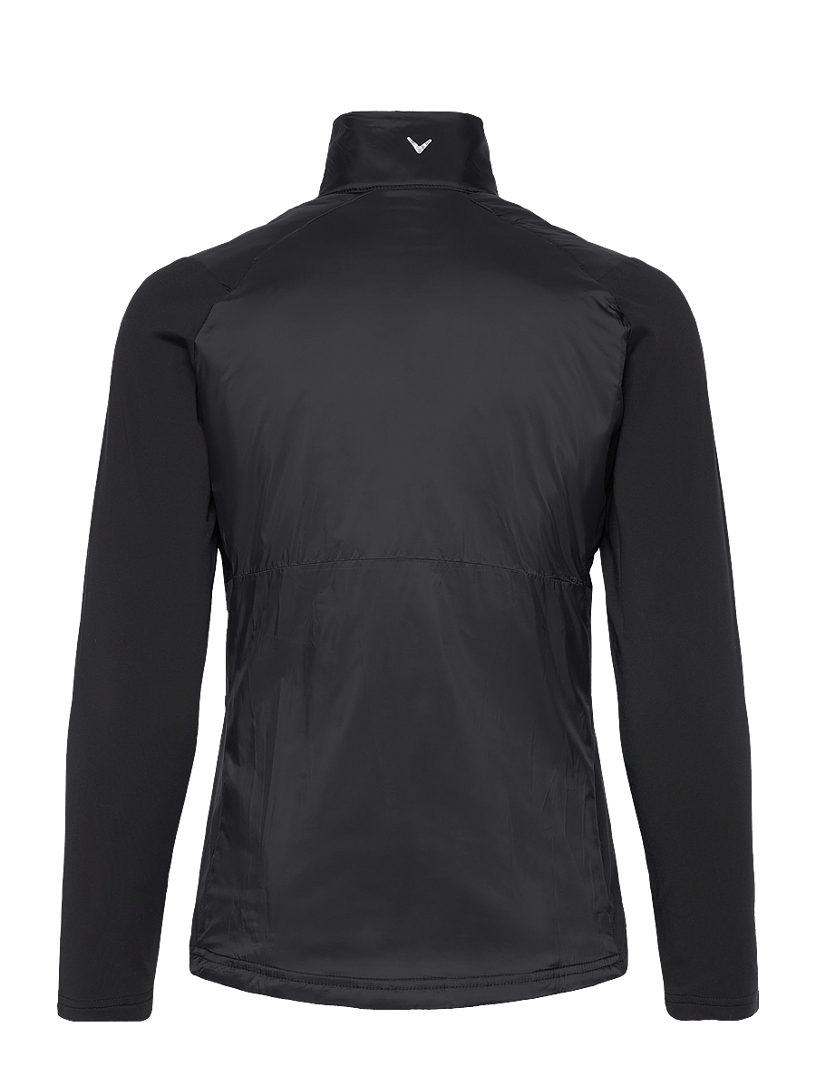 Callaway - LIGHTLY INSULATED MIXED MEDIA 1/4 ZIP - hauts - caviar - 1