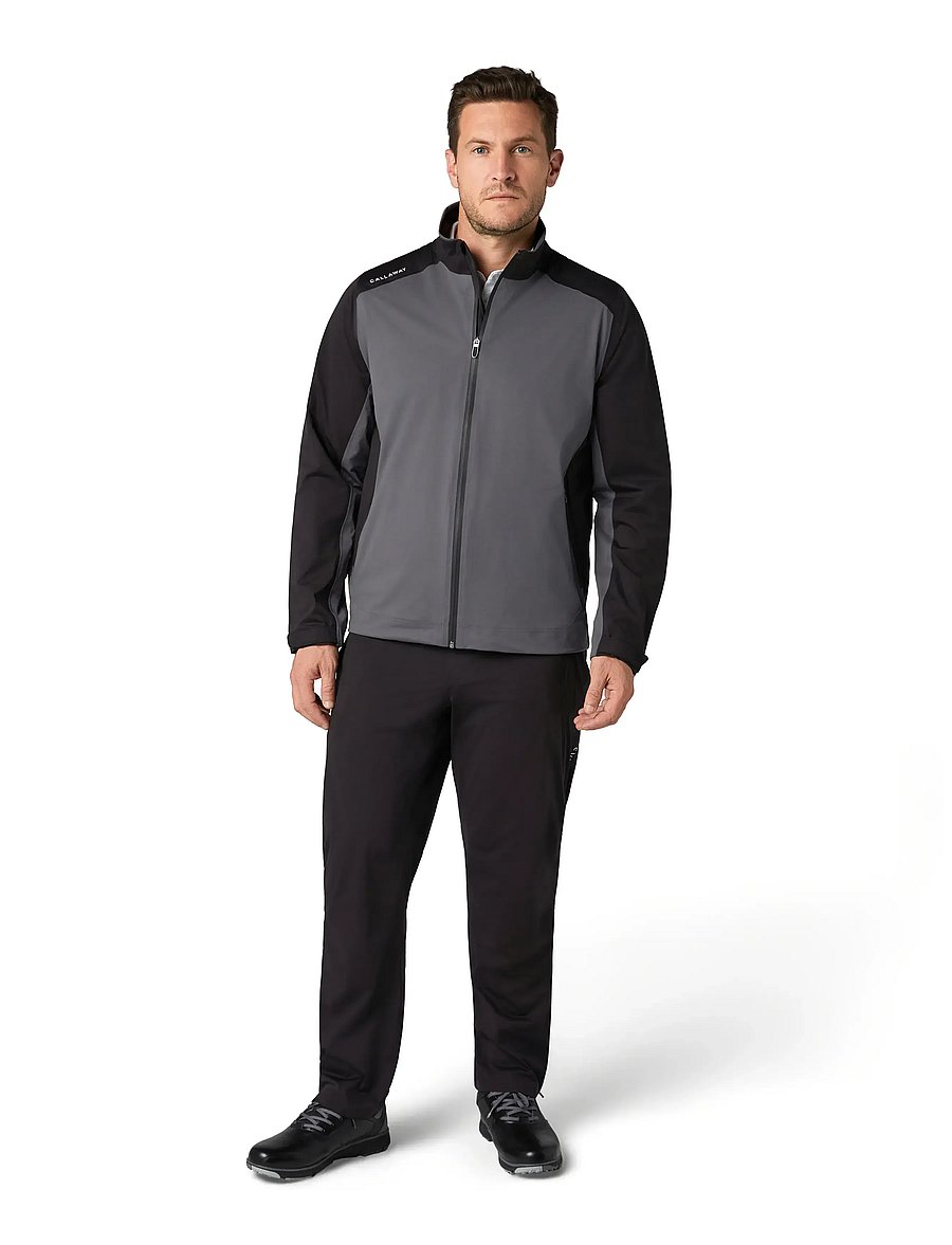 Callaway - Stormlite III Waterproof Jacket - golfjackor - caviar - 0