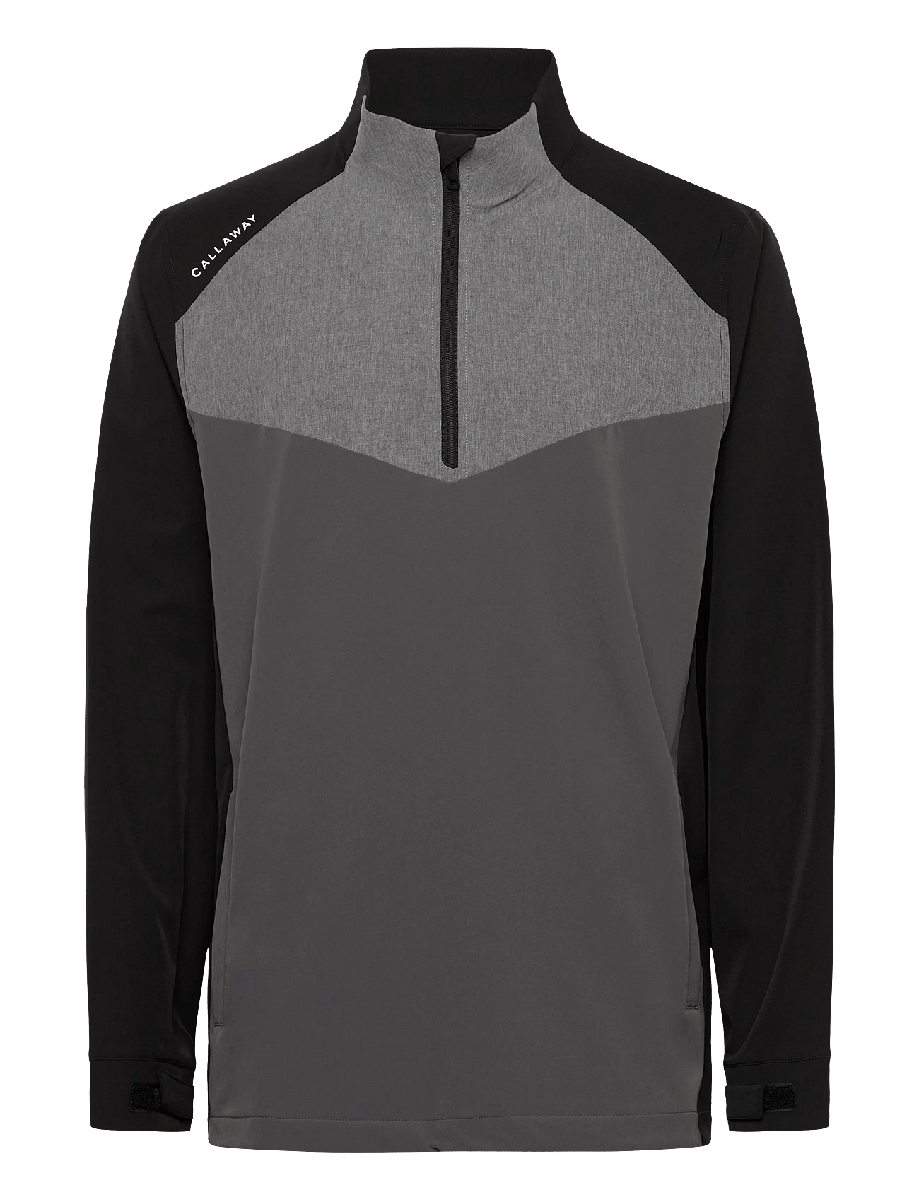 1/2 Zip Wind Jacket - CAVIAR