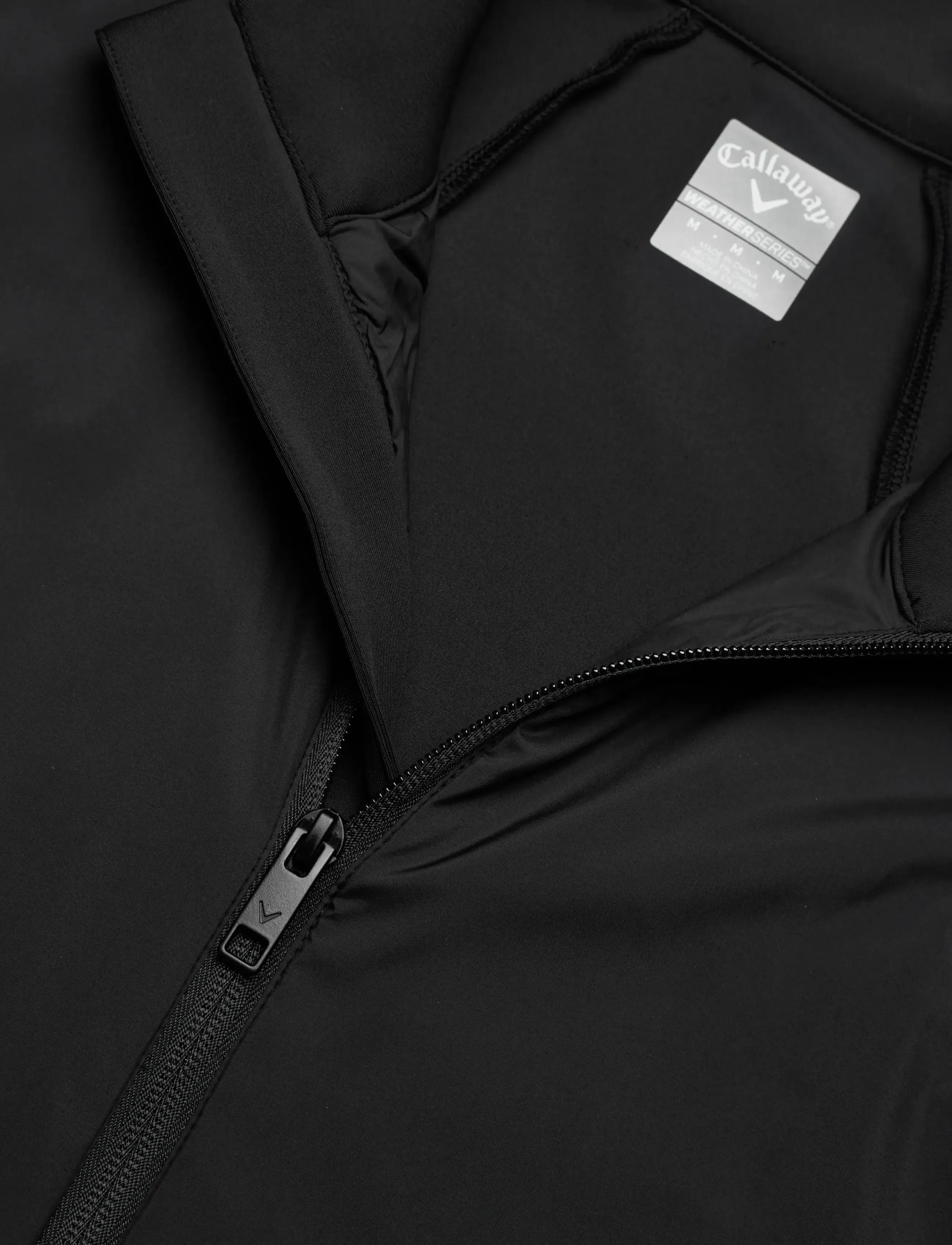 Callaway - Mixed Media Full Zip Jacket - sportjacken - caviar - 4