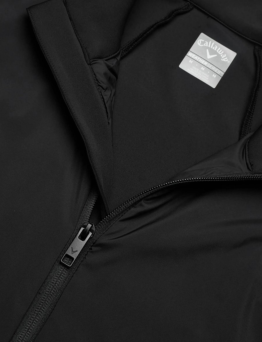 Callaway - Mixed Media Full Zip Jacket - golf-jacken - caviar - 4