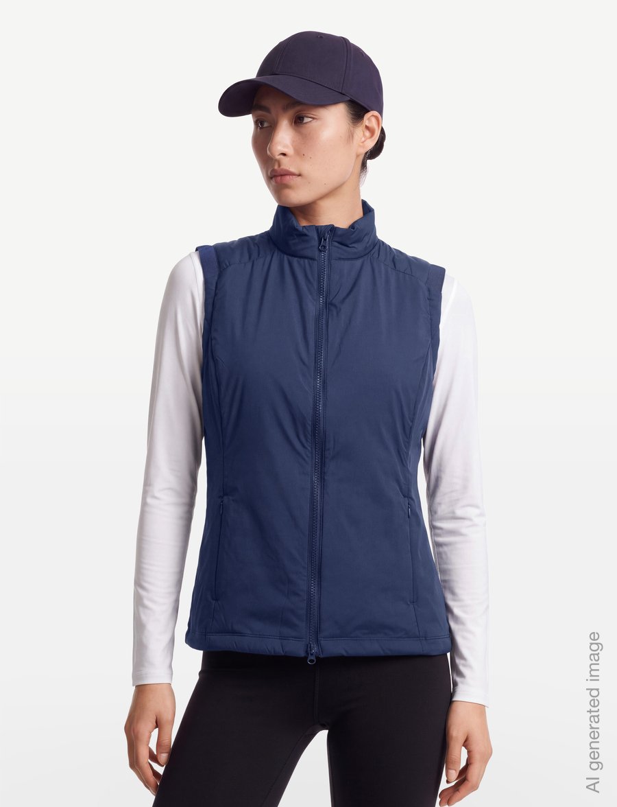 Callaway - Women's Insulated Water Repellent Golf Vest - outerwear - peacoat - 3
