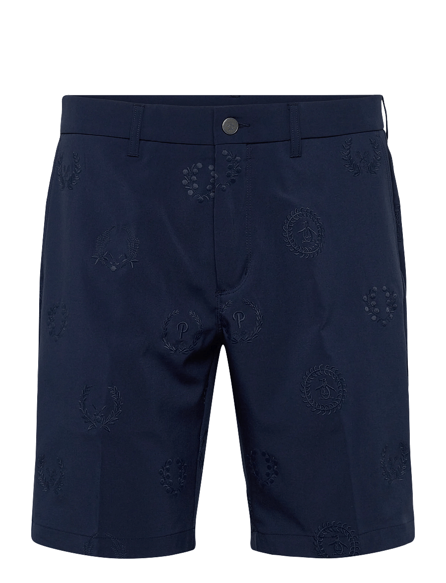 Callaway - Embroidered 9" shorts - golfa šorti - black iris - 0