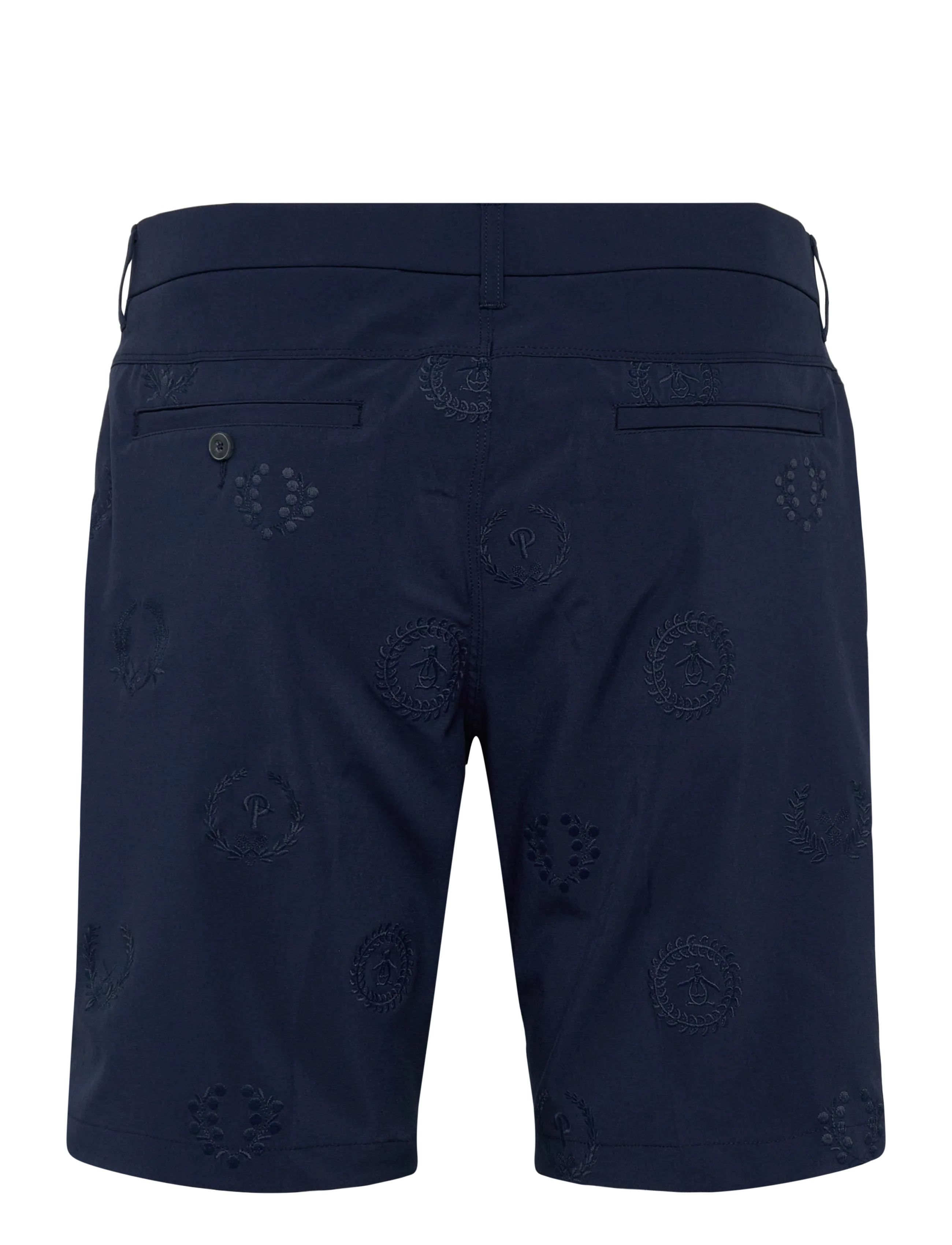 Callaway - Embroidered 9" shorts - golfa šorti - black iris - 1