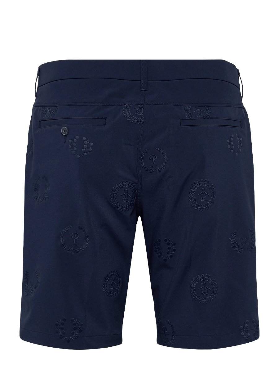 Callaway - Embroidered 9" shorts - golfa šorti - black iris - 1