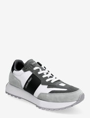 Calvin Klein - LOW TOP LACE UP - lave sneakers - granite road/magnet/light grey - 0