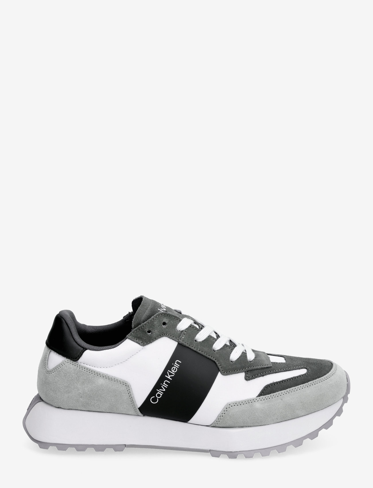 Calvin Klein - LOW TOP LACE UP - lave sneakers - granite road/magnet/light grey - 1