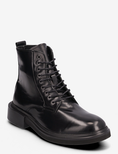 LACE UP BOOT BR LTH, Calvin Klein