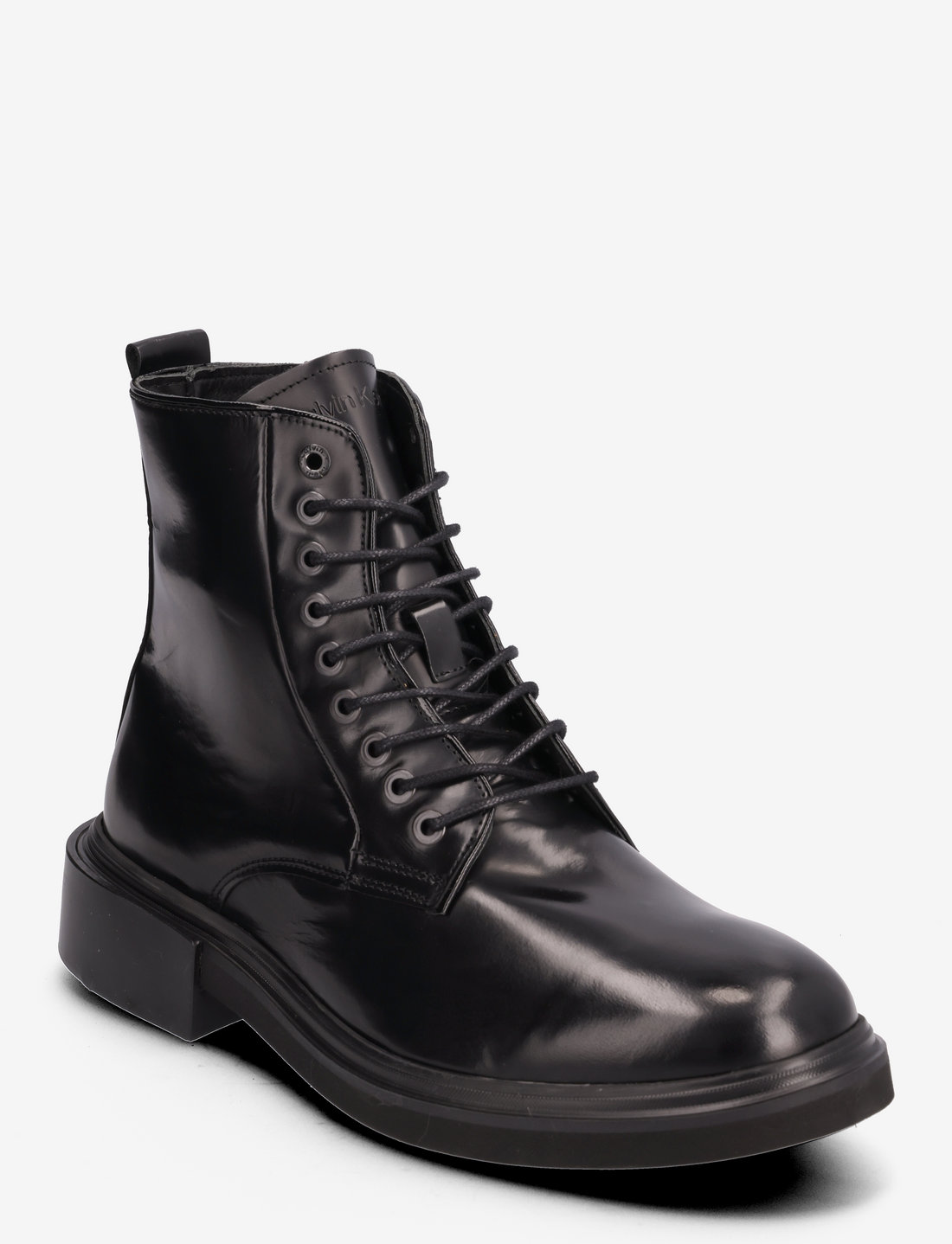 Calvin Klein Lace Up Boot Br Lth Laced boots Boozt