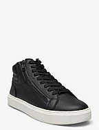 HIGH TOP LACE UP W/ZIP - PVH BLACK