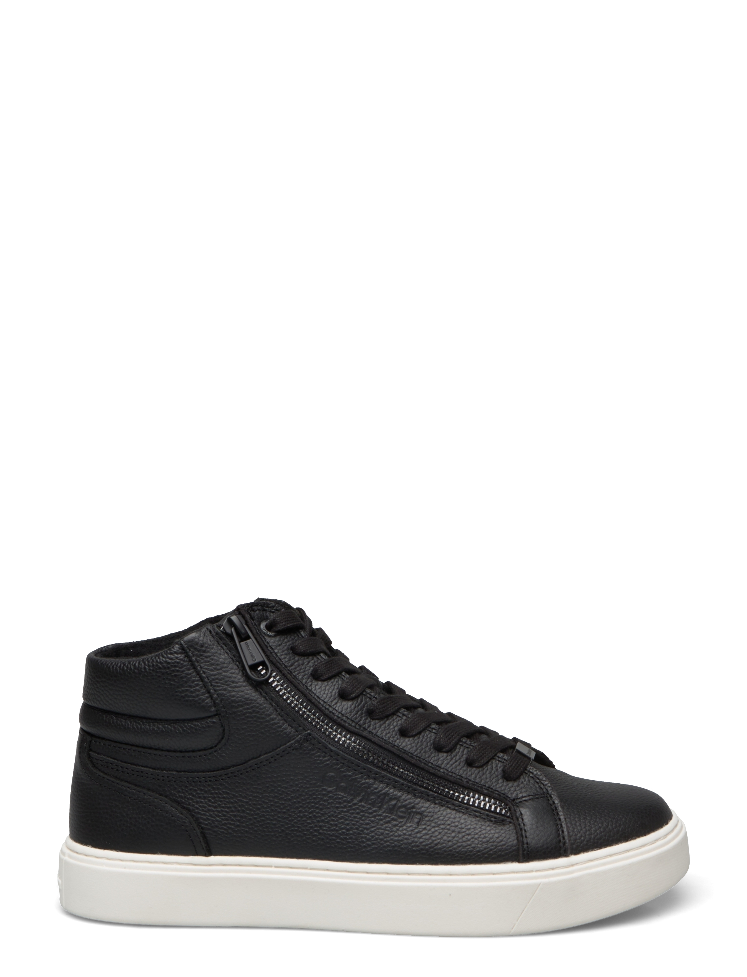 Calvin Klein - HIGH TOP LACE UP W/ZIP - pvh black - 1