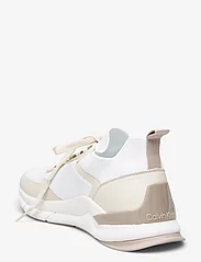 Calvin Klein - LOW TOP LACE UP MIX - låga sneakers - white/dk ecru/atmosphere - 2