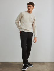 Calvin Klein - LOW TOP LACE UP LTH - matalavartiset tennarit - black/white - 6