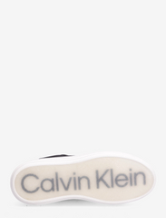 Calvin Klein - LOW TOP LACE UP LTH - matalavartiset tennarit - black/white - 4