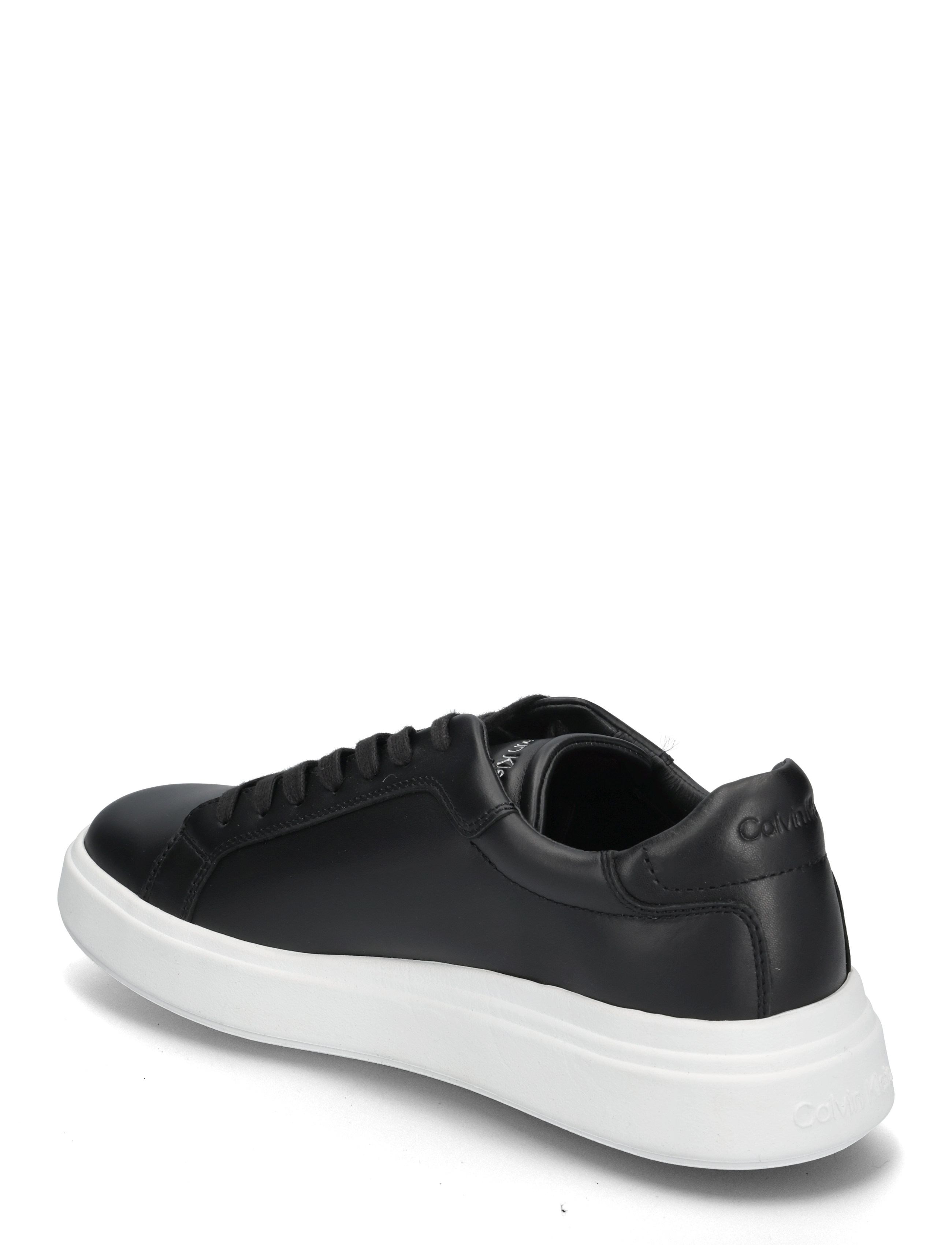 Calvin Klein - LOW TOP LACE UP LTH - baskets basses - ck black - 2