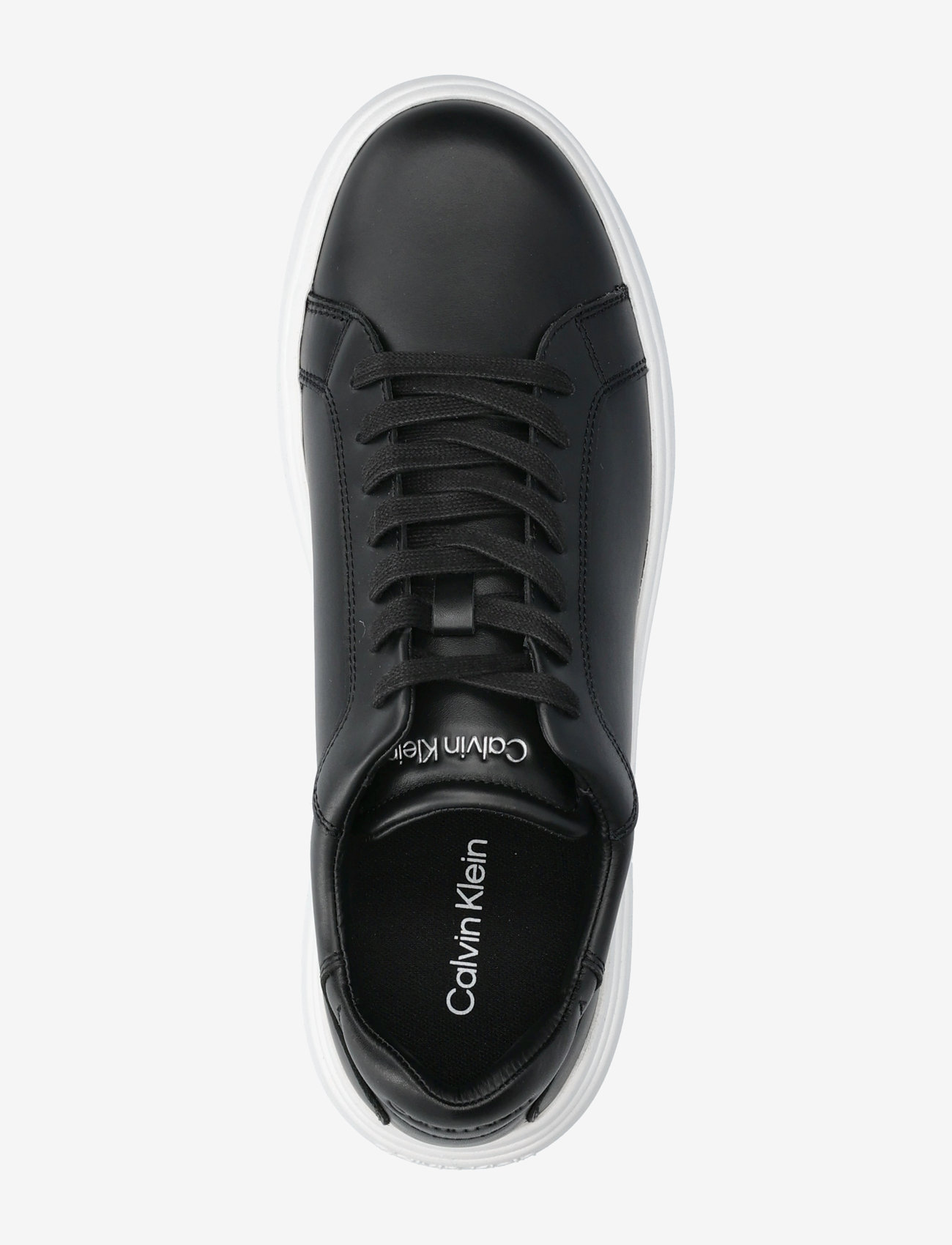 Calvin Klein - LOW TOP LACE UP LTH - låga sneakers - ck black - 3