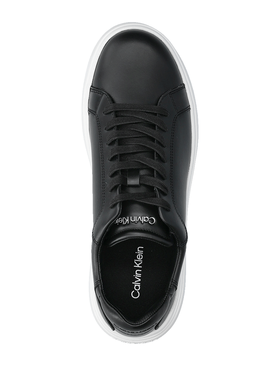Calvin Klein - LOW TOP LACE UP LTH - baskets basses - ck black - 3