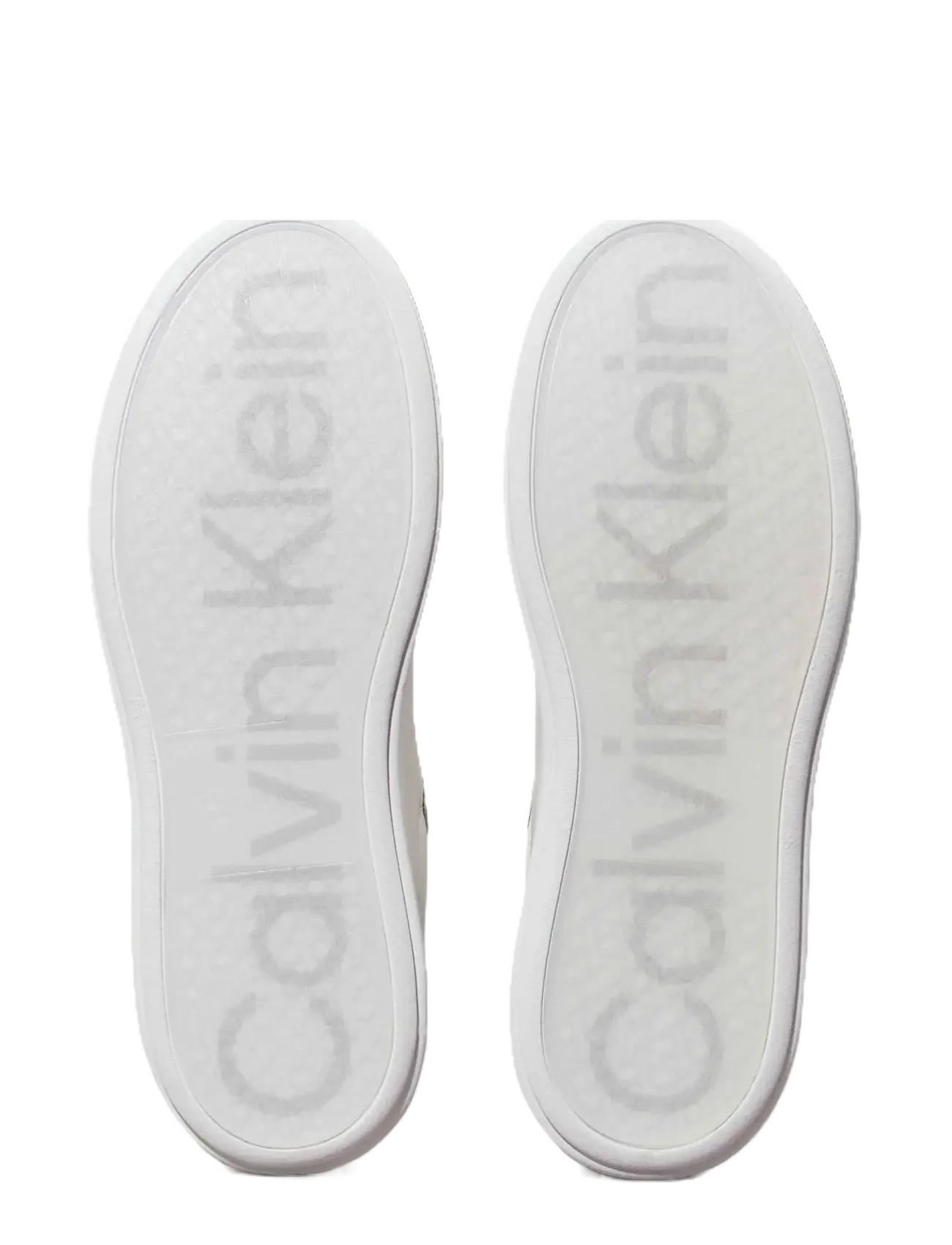 Calvin Klein - LOW TOP LACE UP LTH - madala säärega tossud - white black - 5