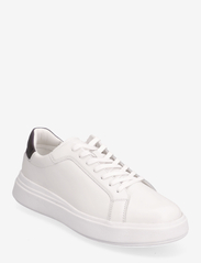 Calvin Klein - LOW TOP LACE UP PET - formāla stila ikdienas apavi - white/petroleum - 0