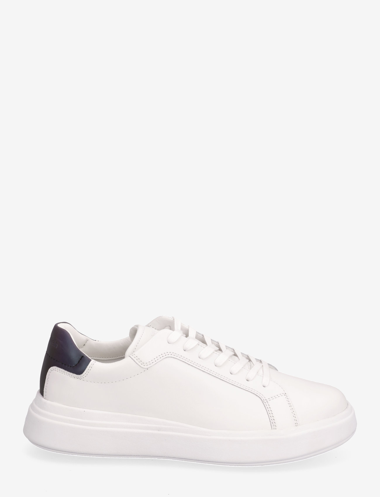 Calvin Klein - LOW TOP LACE UP PET - sneakersy biznesowe - white/petroleum - 1