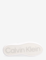 Calvin Klein - LOW TOP LACE UP PET - sneakersy biznesowe - white/petroleum - 4