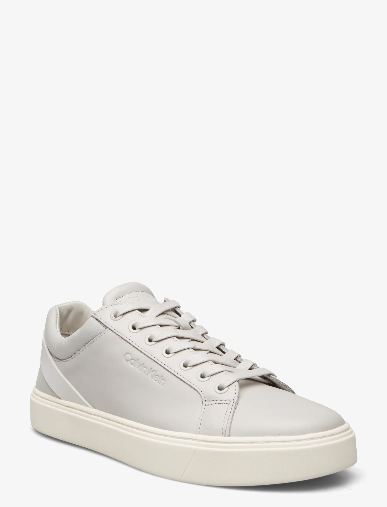 Calvin Klein - LOW TOP LACE UP ARCHIVE STRIPE - lave sneakers - light grey - 0