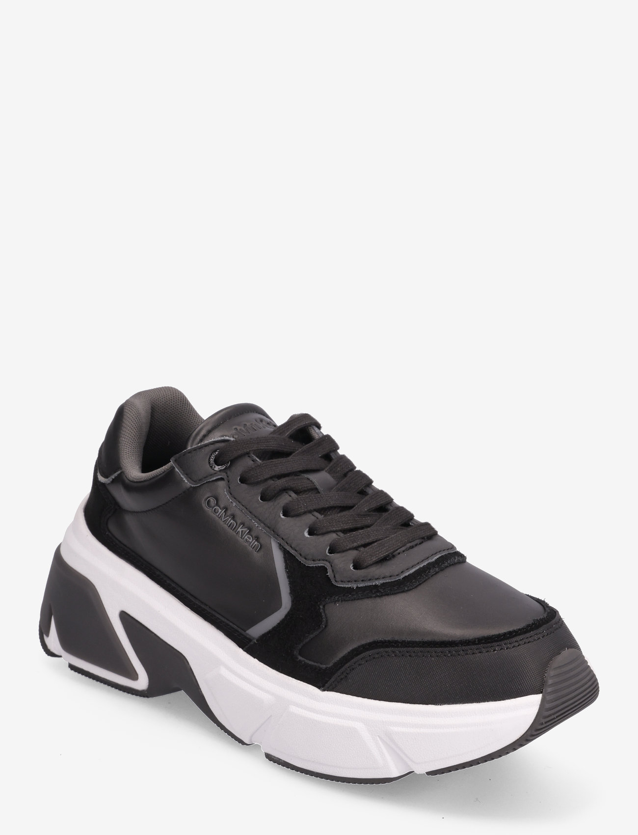 Calvin Klein - LOW TOP LACE UP - chunky sneakers - ck black - 0