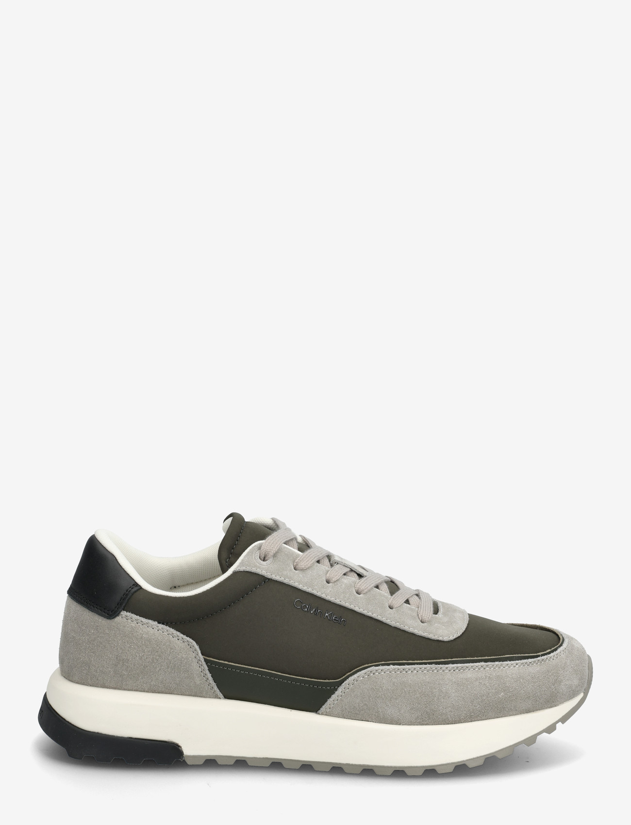Calvin Klein - LOW TOP LACE UP REPREVE MIX - lave sneakers - rock ridge medieval forest black - 1