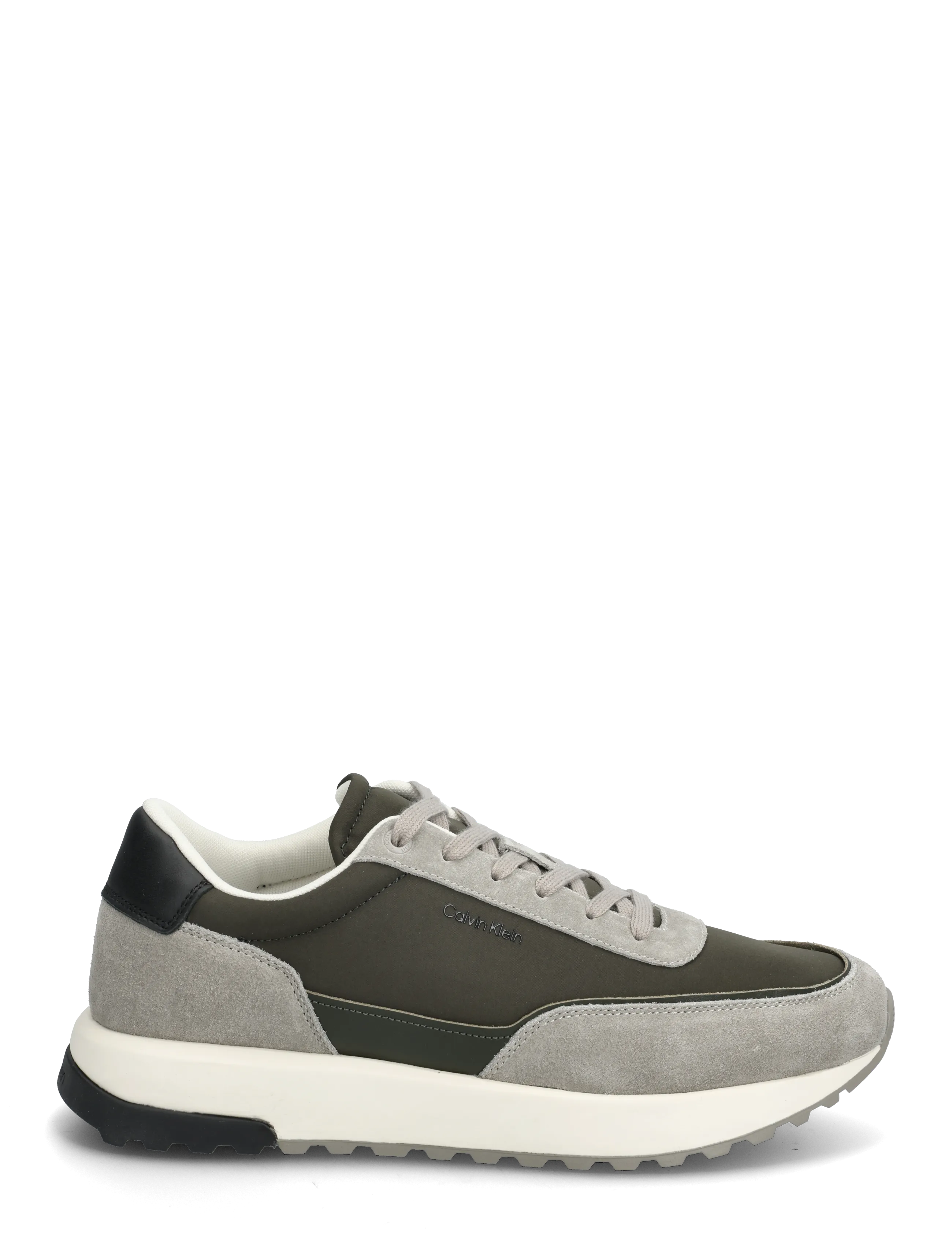 Calvin Klein - LOW TOP LACE UP REPREVE MIX - baskets basses - rock ridge medieval forest black - 1