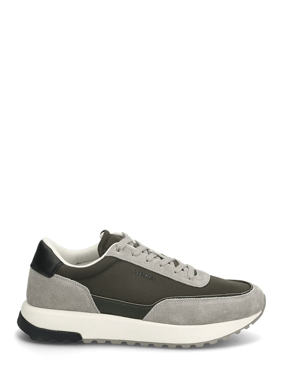 Calvin Klein - LOW TOP LACE UP REPREVE MIX - baskets basses - rock ridge medieval forest black - 1