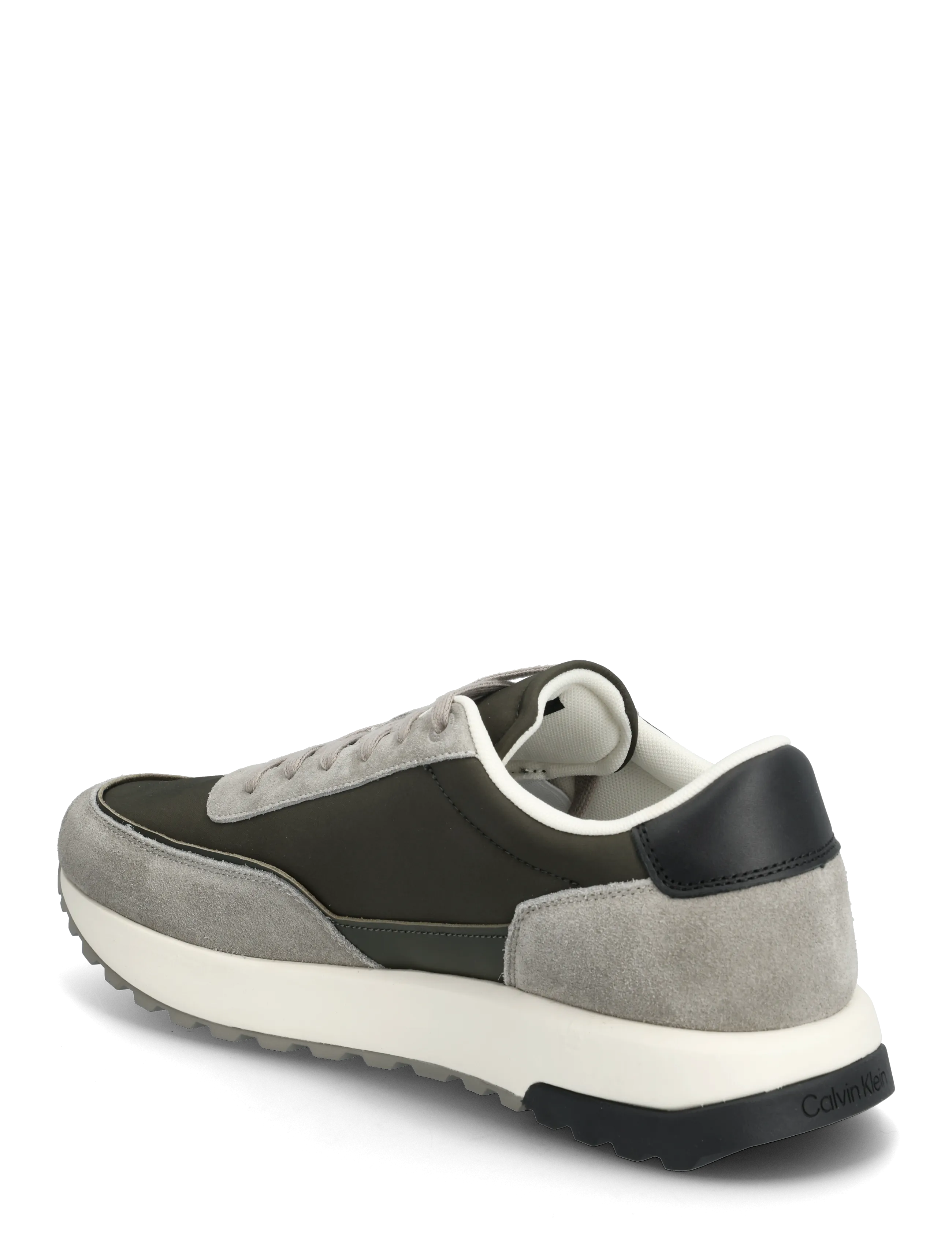 Calvin Klein - LOW TOP LACE UP REPREVE MIX - baskets basses - rock ridge medieval forest black - 2