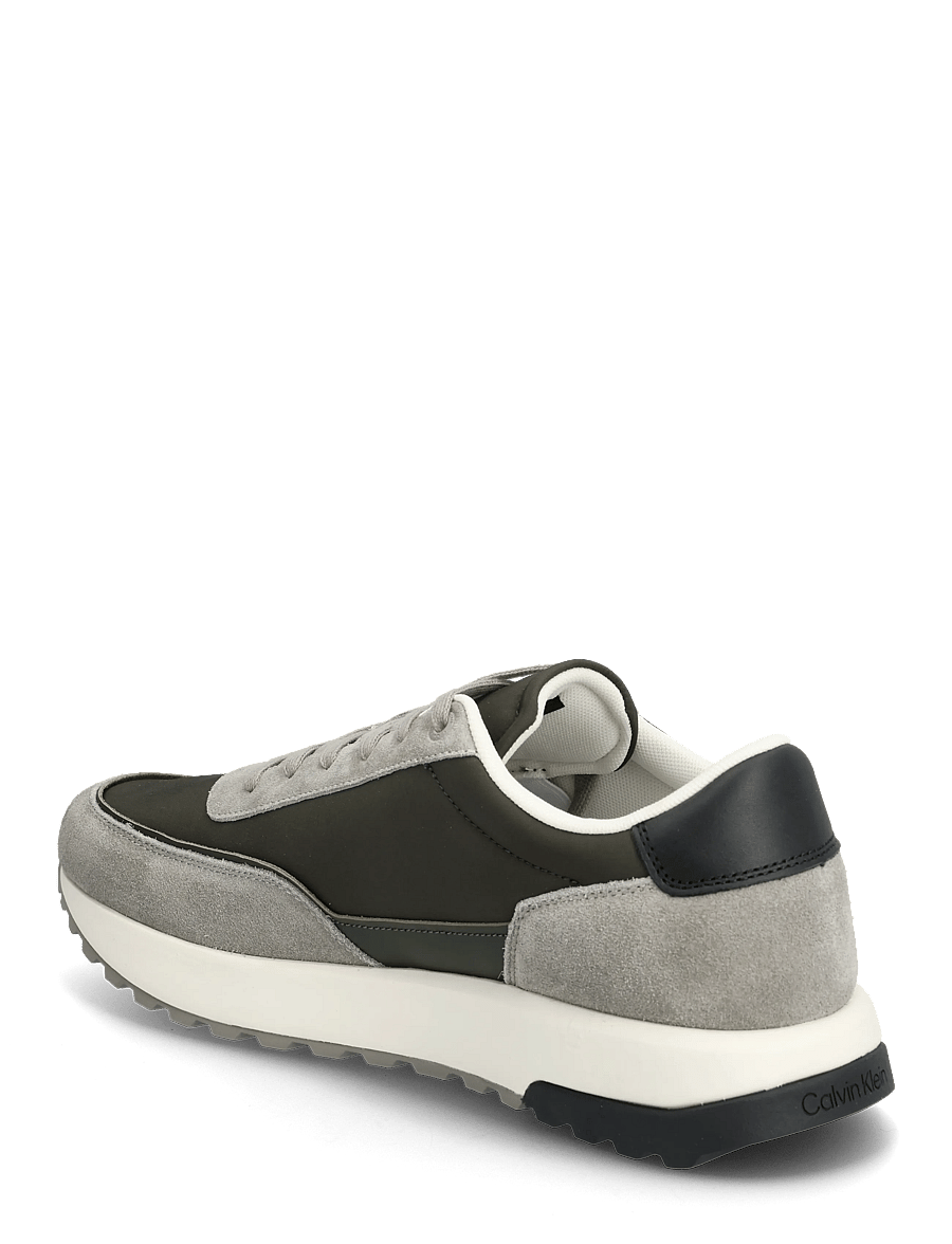 Calvin Klein - LOW TOP LACE UP REPREVE MIX - baskets basses - rock ridge medieval forest black - 2