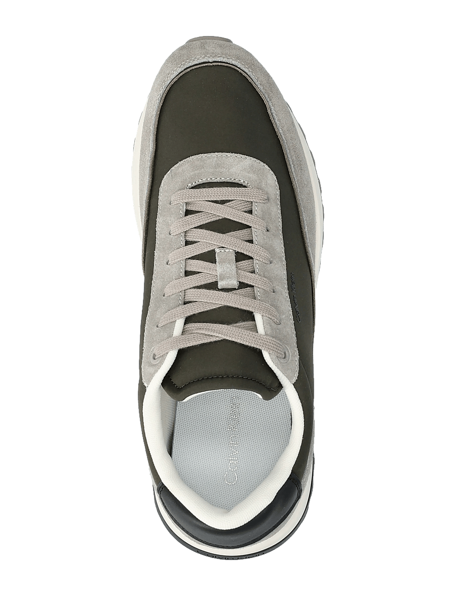 Calvin Klein - LOW TOP LACE UP REPREVE MIX - baskets basses - rock ridge medieval forest black - 3