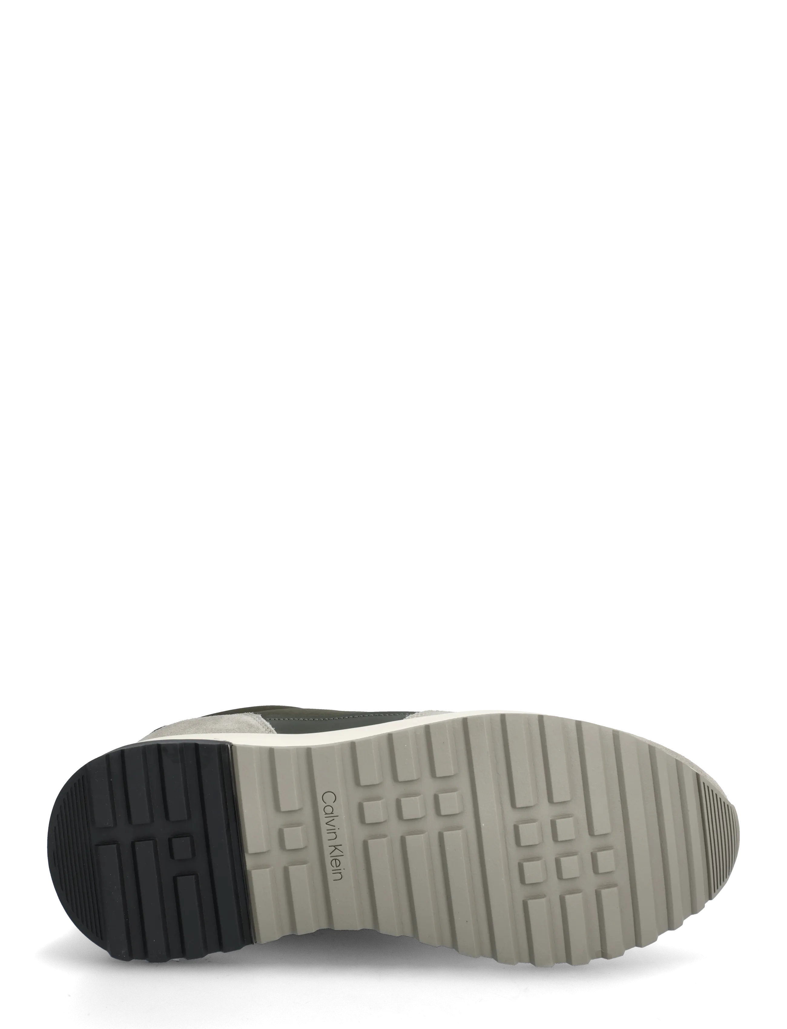 Calvin Klein - LOW TOP LACE UP REPREVE MIX - baskets basses - rock ridge medieval forest black - 4