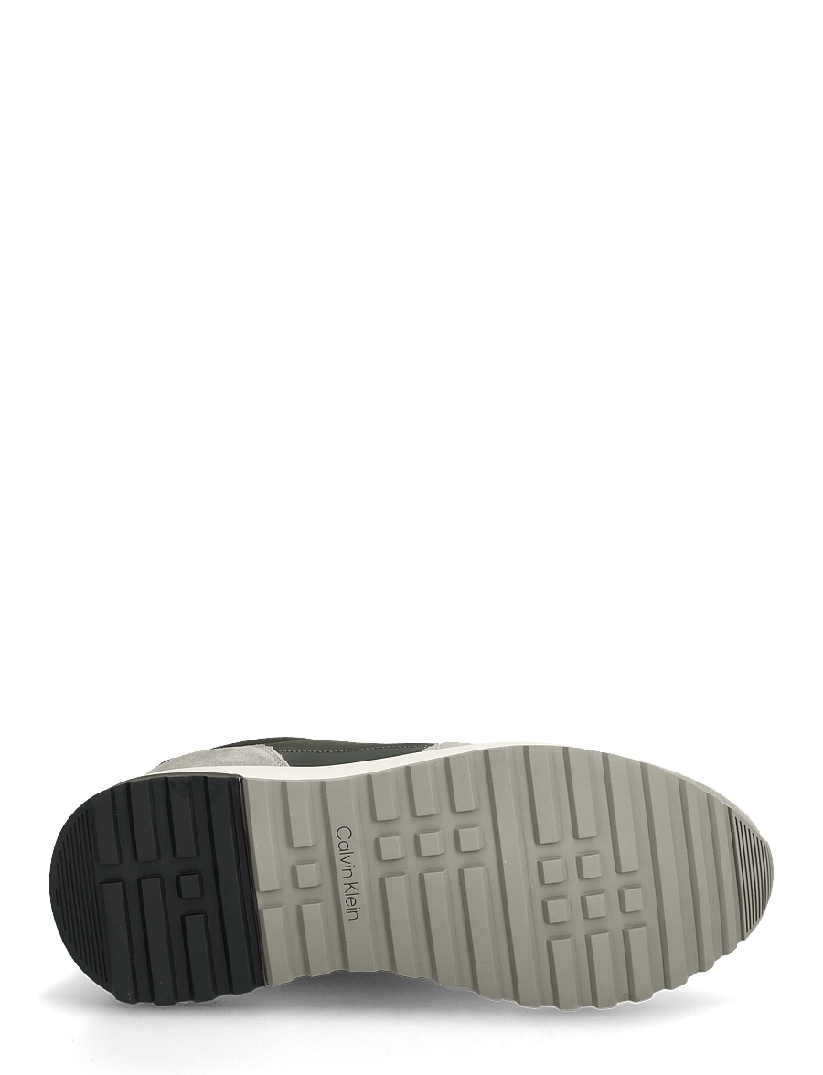 Calvin Klein - LOW TOP LACE UP REPREVE MIX - baskets basses - rock ridge medieval forest black - 4