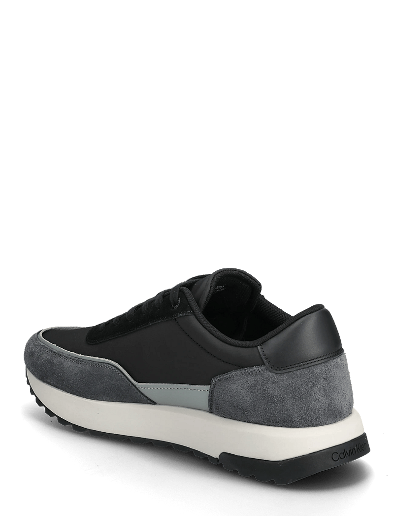 Calvin Klein - LOW TOP LACE UP REPREVE MIX - lave sneakers - magnet/black/granite road - 2