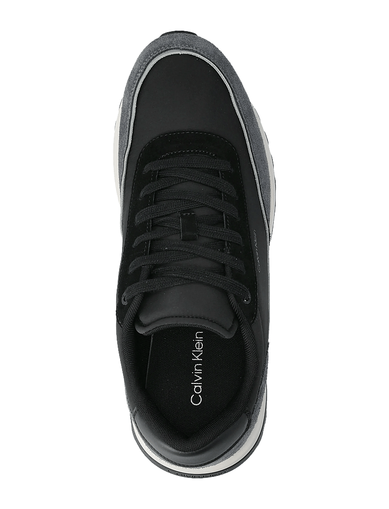 Calvin Klein - LOW TOP LACE UP REPREVE MIX - lave sneakers - magnet/black/granite road - 3
