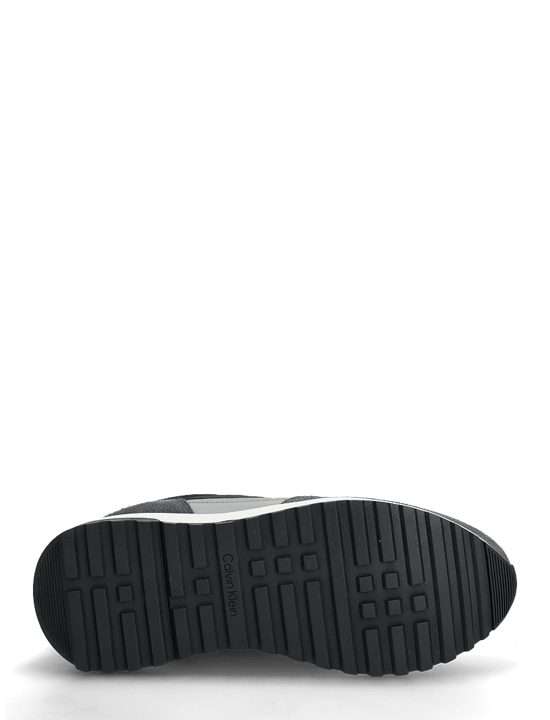 Calvin Klein - LOW TOP LACE UP REPREVE MIX - lave sneakers - magnet/black/granite road - 4