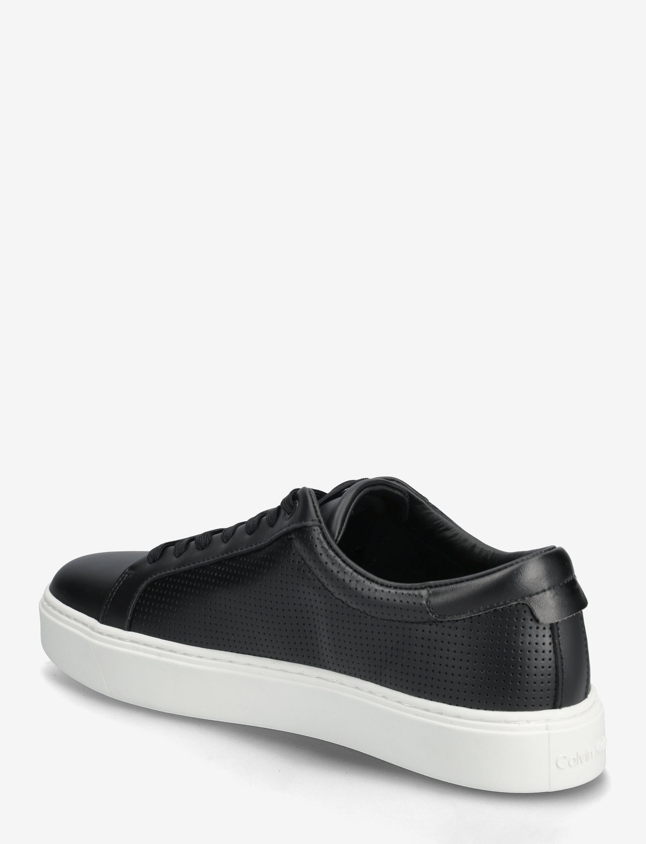 Calvin Klein - CLEAN CUP LOW LACEUP PERF LTH - black/bright white - 2