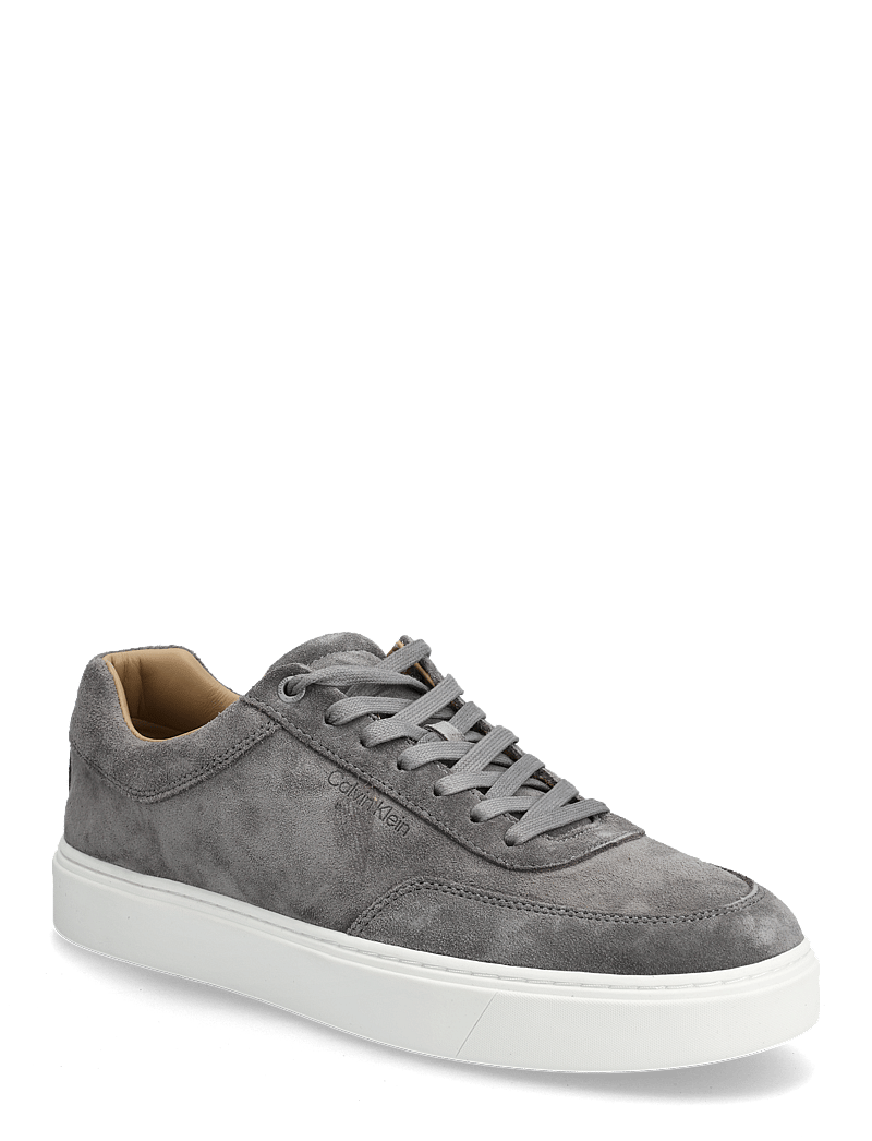 Calvin Klein - CLEAN CUP LOW LACEUP OXF SU - niedriger schnitt - granite gray/bright white - 0