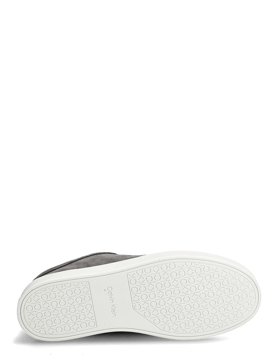 Calvin Klein - CLEAN CUP LOW LACEUP OXF SU - niedriger schnitt - granite gray/bright white - 4