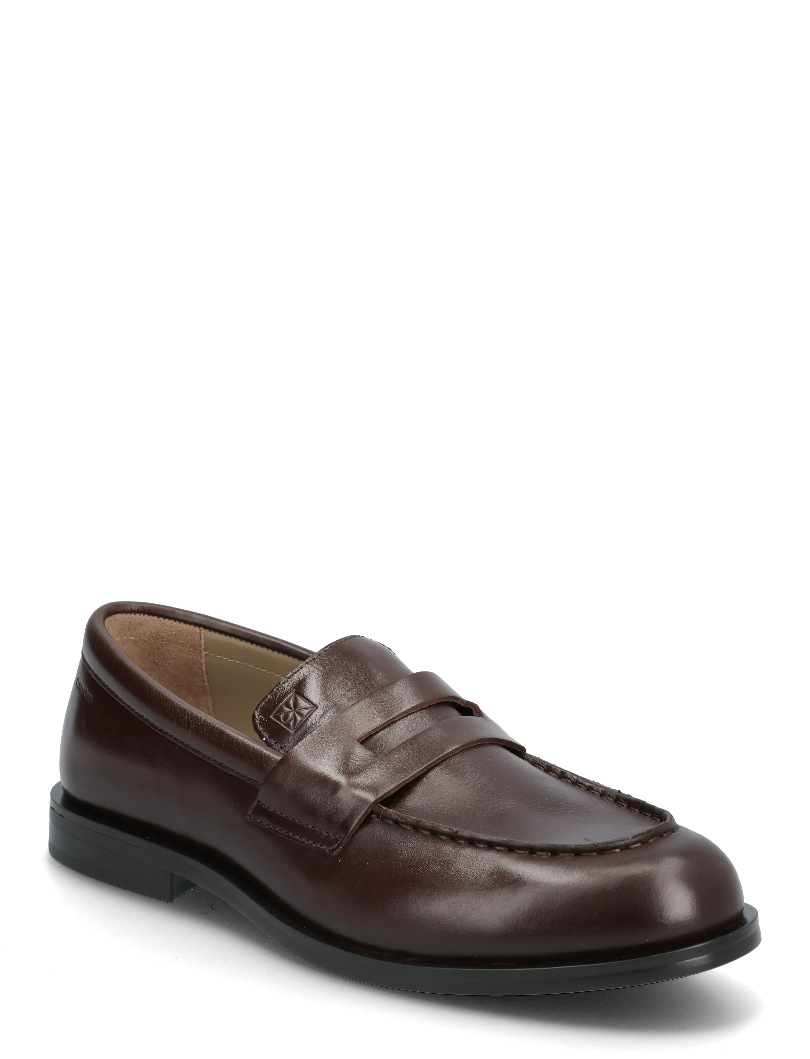Calvin Klein ESS RUBBER PENNY LOAFER POL LTH - Loafers - PUCE / brown