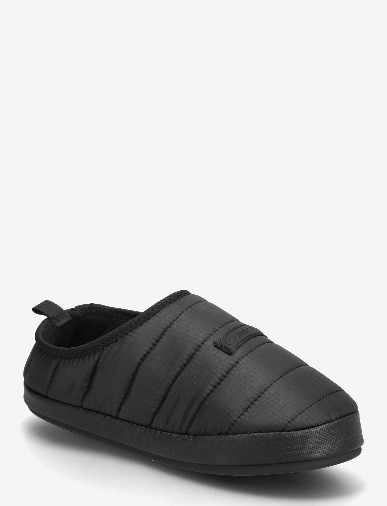 Calvin Klein - HOME SLIPPER RIPSTOP LOGO PATCH - inneskor - black - 0