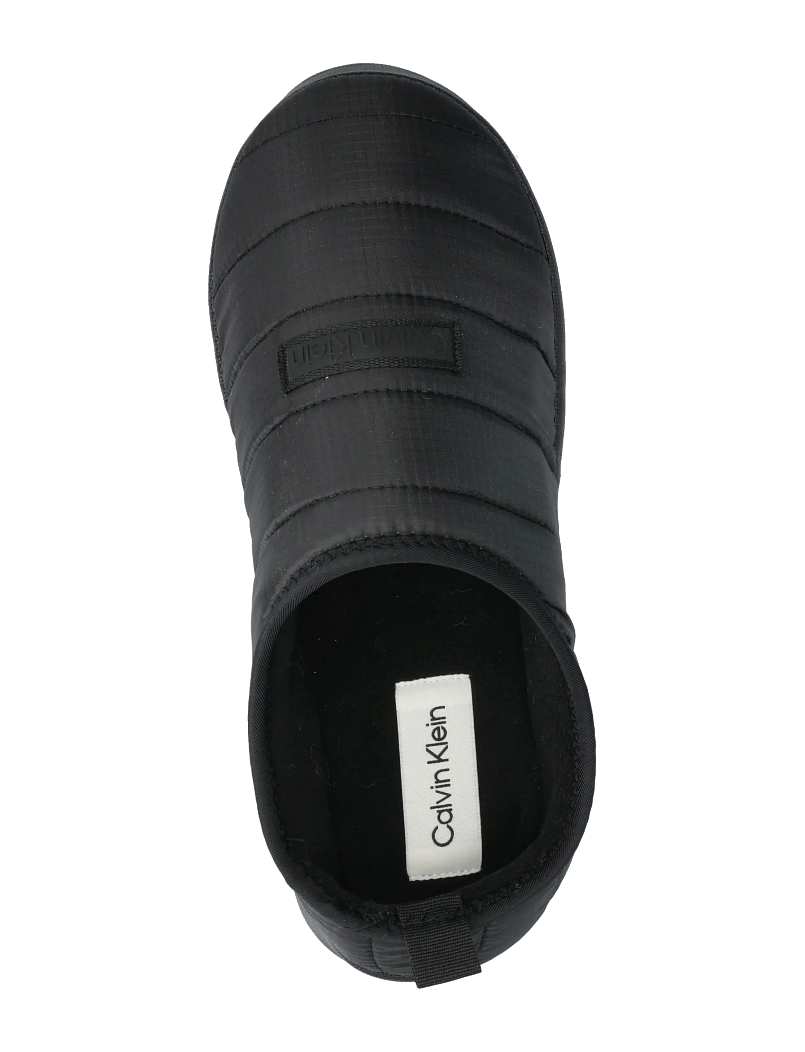Calvin Klein - HOME SLIPPER RIPSTOP LOGO PATCH - sussid - black - 3