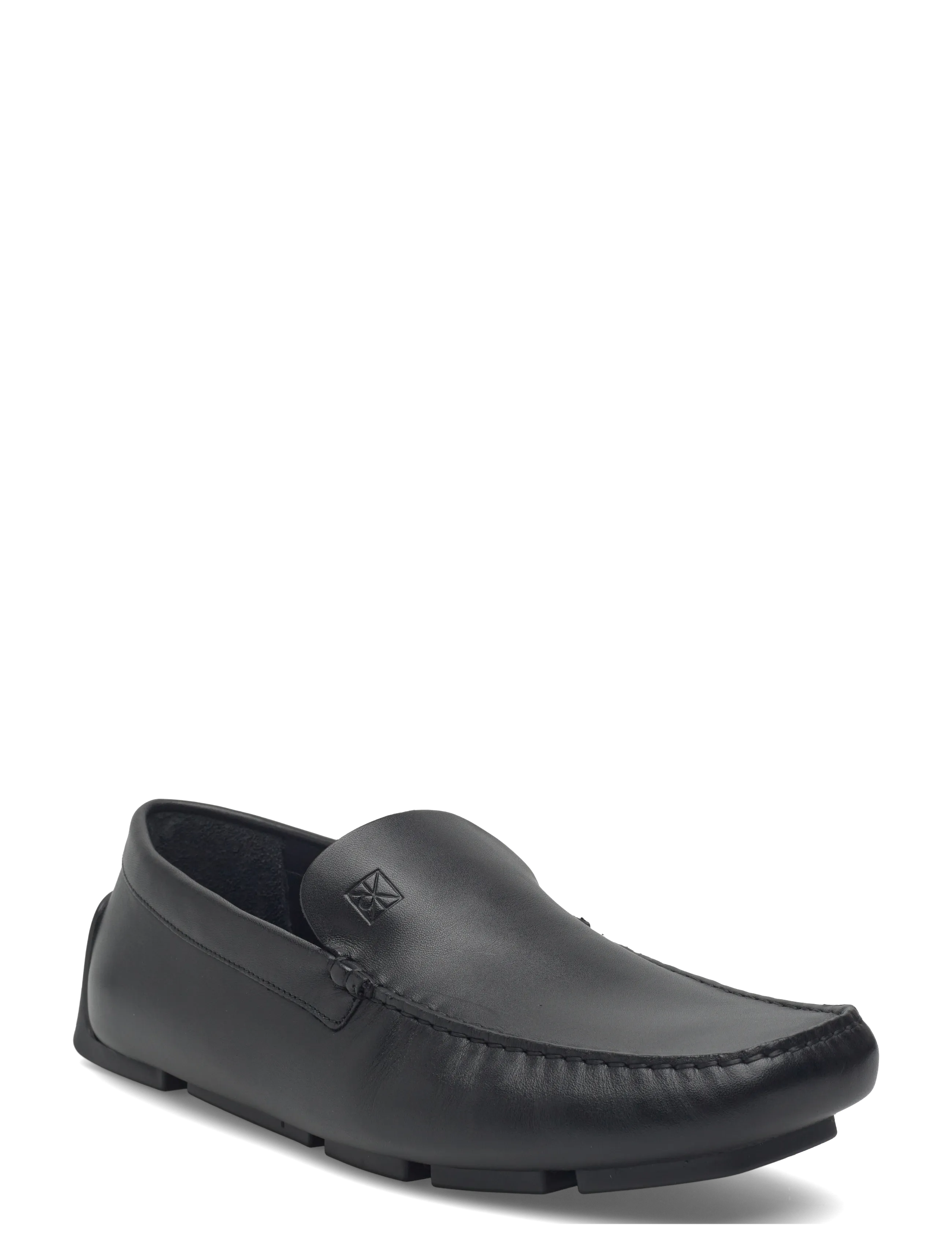 Calvin Klein DRIVER PENNY EMBL LTH - Loafers - TRIPLE BLACK / black