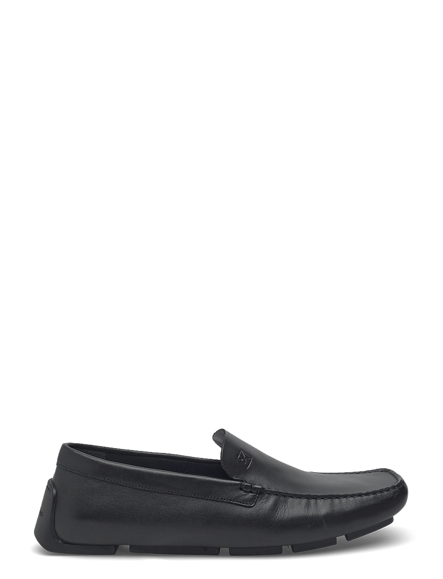 Calvin Klein - DRIVER PENNY EMBL LTH - loafer-jalanõud - triple black - 1