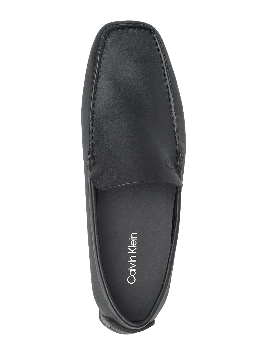 Calvin Klein - DRIVER PENNY EMBL LTH - loafer-jalanõud - triple black - 3