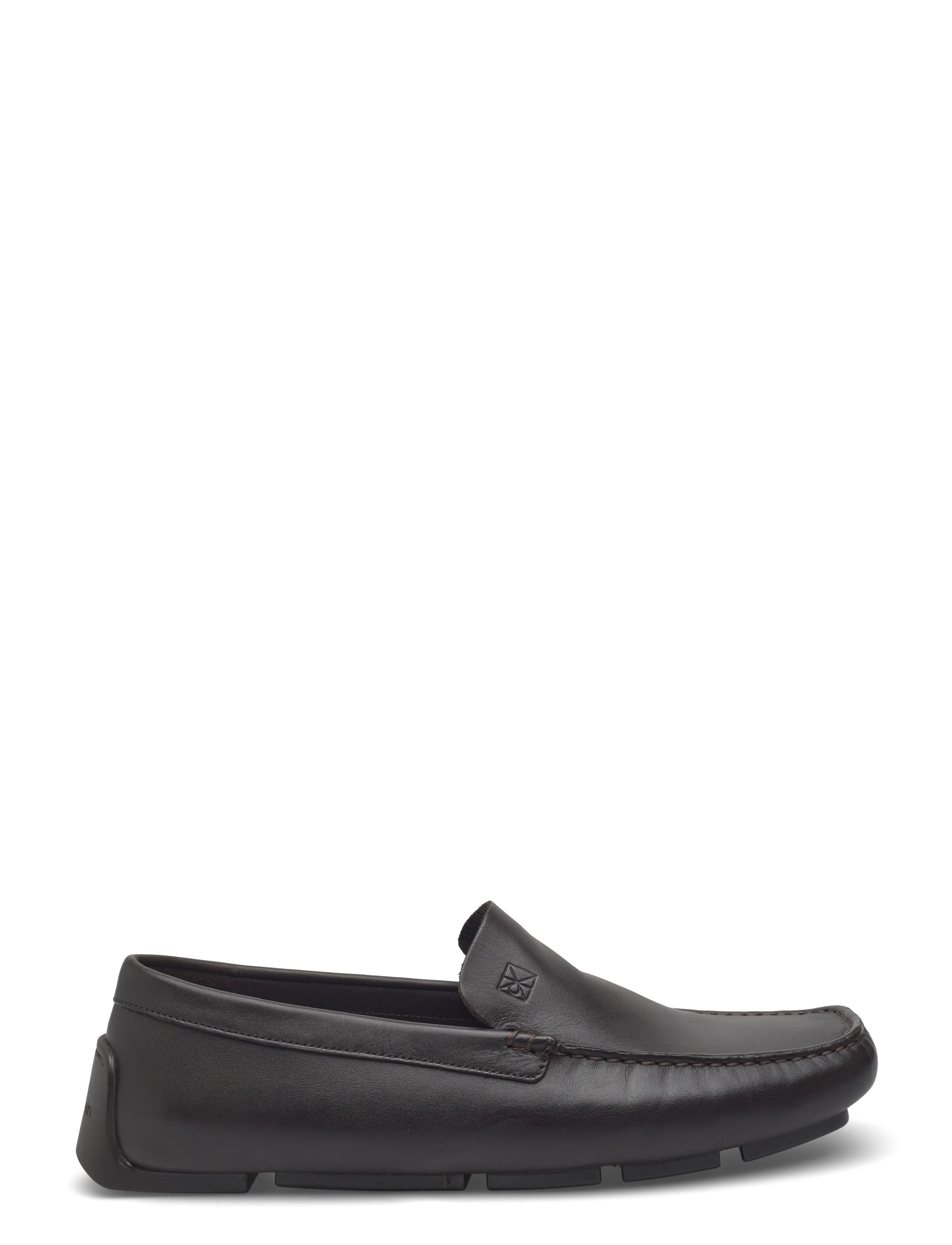 Calvin Klein - DRIVER PENNY EMBL LTH - loafers - turkish coffee - 1