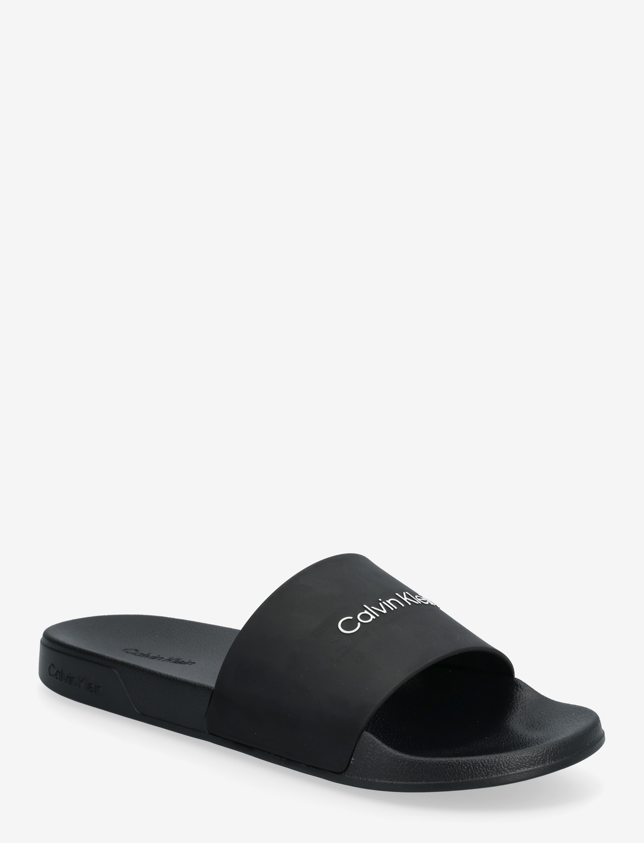 Calvin Klein ESS SLIDE MONOBRAND CV - Pool sliders - TRIPLE BLACK / black